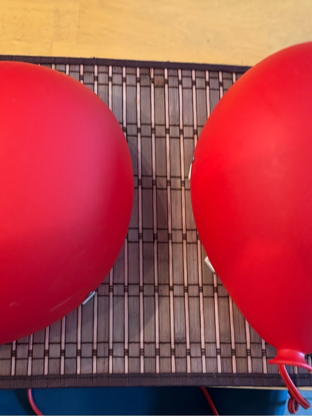 Vintage IKEA Drömminge Red Balloon Wall Lamps - Set of 2